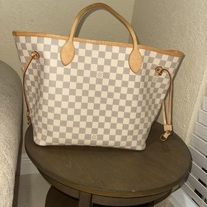 ‼️SOLD‼️Louis Vuitton never full Damier canvas tote
